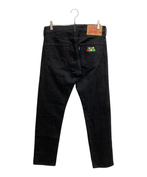 LEVI'S（リーバイス）LEVI'S (リーバイス) SUPER MARIO (スーパーマリオ) スーパーマリオコラボ501デニムパンツ ブラック サイズ:W33の古着・服飾アイテム