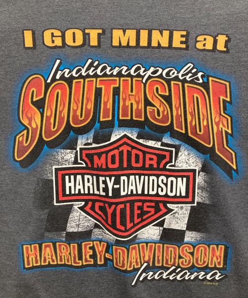 HARLEY-DAVIDSON（ハーレーダビッドソン）HARLEY-DAVIDSON (ハーレーダビッドソン) プリントTシャツ グレー サイズ:XLの古着・服飾アイテム