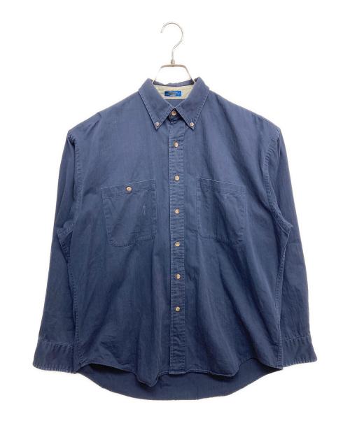 PENDLETON（ペンドルトン）PENDLETON (ペンドルトン) ９０sボタンダウンシャツ ネイビー サイズ:Mの古着・服飾アイテム