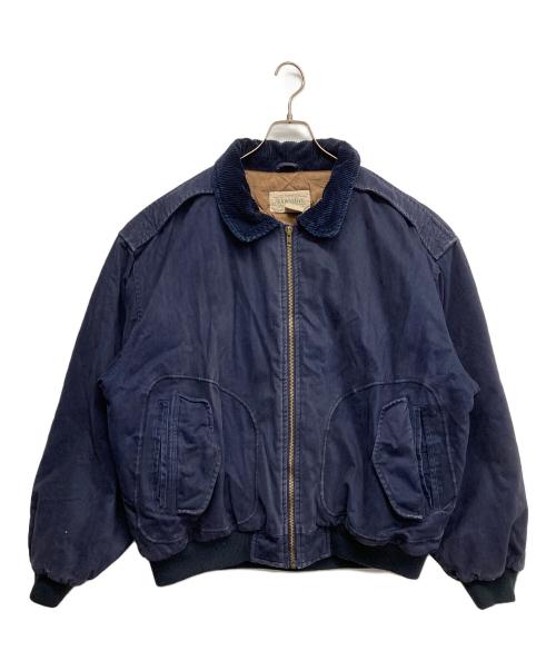 ST JOHN'S BAY（セントジョンズベイ）ST JOHN'S BAY (セントジョンズベイ) ジップアップジャケット ネイビー サイズ:XLの古着・服飾アイテム