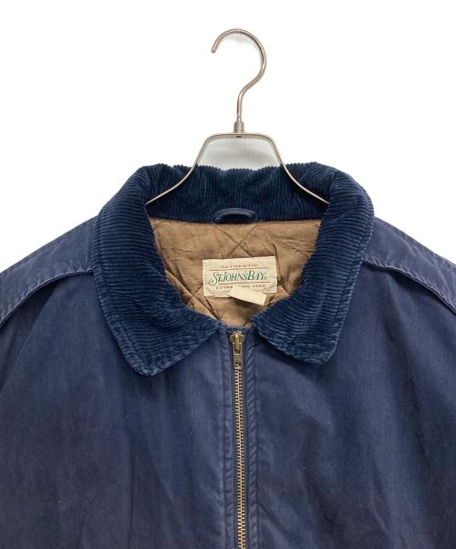 ST JOHN'S BAY（セントジョンズベイ）ST JOHN'S BAY (セントジョンズベイ) ジップアップジャケット ネイビー サイズ:XLの古着・服飾アイテム