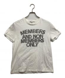 STELLA McCARTNEY（ステラマッカートニー）の古着「Members And Non Members Only T-shirt」｜ホワイト