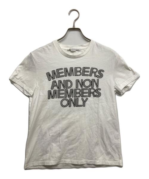 STELLA McCARTNEY（ステラマッカートニー）STELLA McCARTNEY (ステラマッカートニー) Members And Non Members Only T-shirt ホワイト サイズ:Sの古着・服飾アイテム