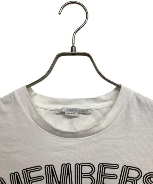 STELLA McCARTNEY（ステラマッカートニー）STELLA McCARTNEY (ステラマッカートニー) Members And Non Members Only T-shirt ホワイト サイズ:Sの古着・服飾アイテム