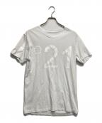 Nº21ヌメロヴェントゥーノ）の古着「ロゴプリントTシャツ」｜ホワイト