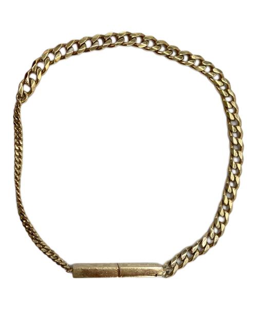 BOTTEGA VENETA（ボッテガベネタ）BOTTEGA VENETA (ボッテガベネタ) IDチェーンブレスレット ゴールドの古着・服飾アイテム