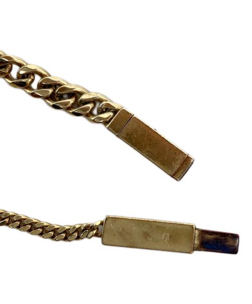 BOTTEGA VENETA（ボッテガベネタ）BOTTEGA VENETA (ボッテガベネタ) IDチェーンブレスレット ゴールドの古着・服飾アイテム