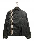 Searsシアーズ）の古着「ナイロン レーシングジャケット」｜ブラック