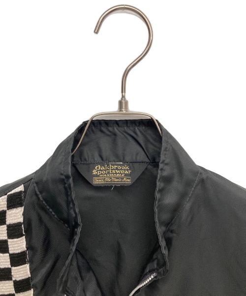 Sears（シアーズ）Sears (シアーズ) ナイロン レーシングジャケット ブラック サイズ:Mの古着・服飾アイテム