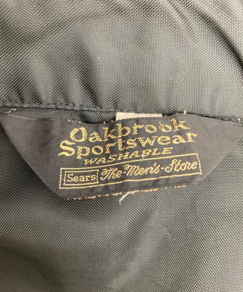 Sears（シアーズ）Sears (シアーズ) ナイロン レーシングジャケット ブラック サイズ:Mの古着・服飾アイテム