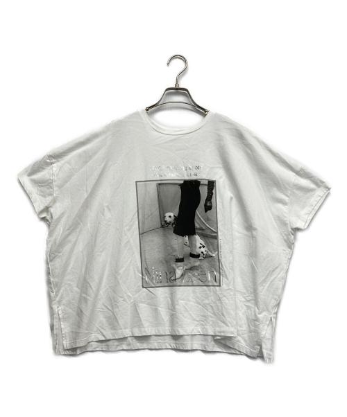 JOURNAL STANDARD（ジャーナルスタンダード）JOURNAL STANDARD (ジャーナルスタンダード) プリントTシャツ ホワイト サイズ:Fの古着・服飾アイテム