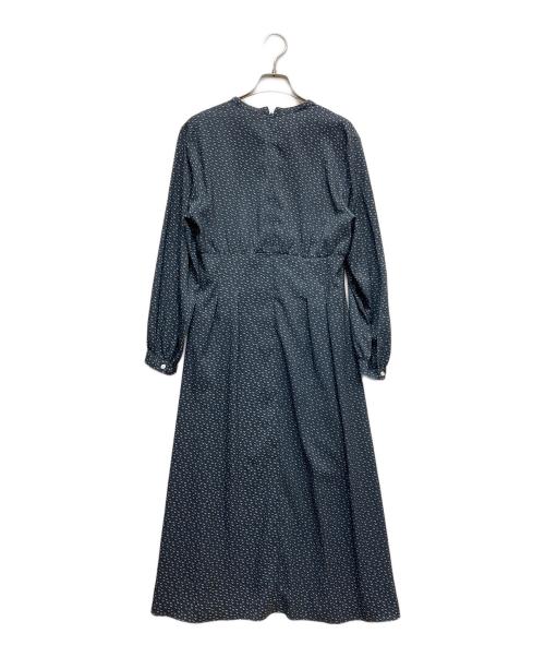 BALLSEY（ボールジィ）BALLSEY (ボールジィ) クレセントムーンプリント ボウタイワンピース ネイビー サイズ:34の古着・服飾アイテム