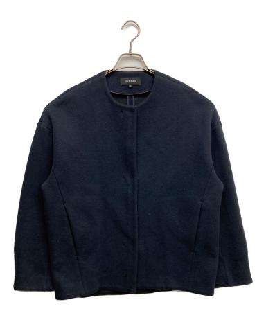 m*o様 【未使用タグ付き】UNTITLED FAbRICA生地　ウール×ナイロ 中古・古着通販】UNTITLED (アンタイトル) ノーカラージャケット