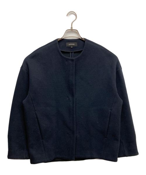 UNTITLED（アンタイトル）UNTITLED (アンタイトル) ノーカラージャケット ネイビー サイズ:2の古着・服飾アイテム