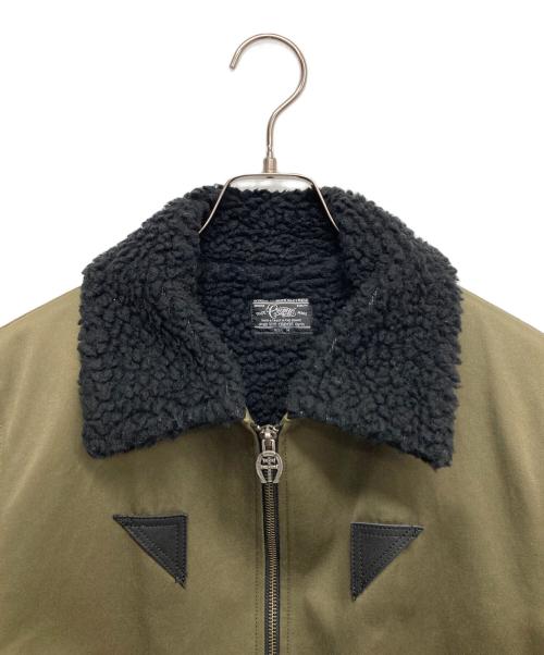 CRIMIE（クライミー）CRIMIE (クライミー) 裏ボアミリタリージャケット グリーン サイズ:Mの古着・服飾アイテム