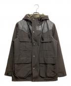 Schottショット）の古着「LEATHER YOKE MOUNTAIN JACKET」｜ブラック