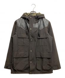 Schott（ショット）の古着「LEATHER YOKE MOUNTAIN JACKET」｜ブラック