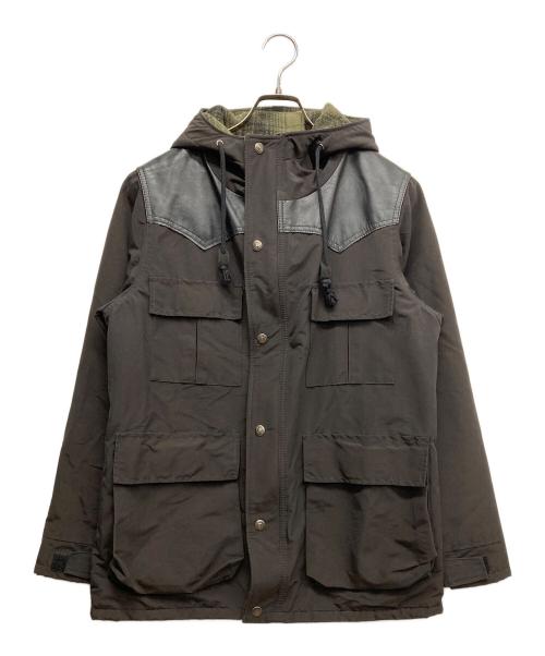 Schott（ショット）Schott (ショット) LEATHER YOKE MOUNTAIN JACKET ブラック サイズ:Sの古着・服飾アイテム