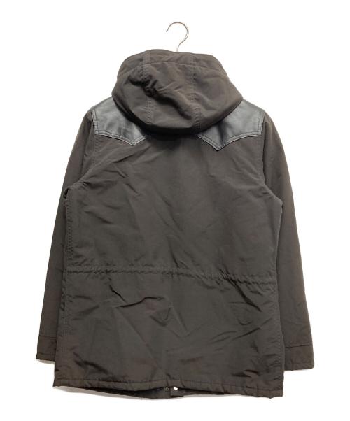Schott（ショット）Schott (ショット) LEATHER YOKE MOUNTAIN JACKET ブラック サイズ:Sの古着・服飾アイテム