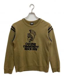 OZONE COMMUNITY（オゾンコミュニティ）の古着「プリントスウェット」｜ブラウン