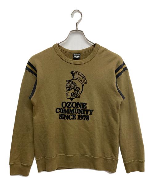 OZONE COMMUNITY（オゾンコミュニティ）OZONE COMMUNITY (オゾンコミュニティ) プリントスウェット ブラウン サイズ:Mの古着・服飾アイテム