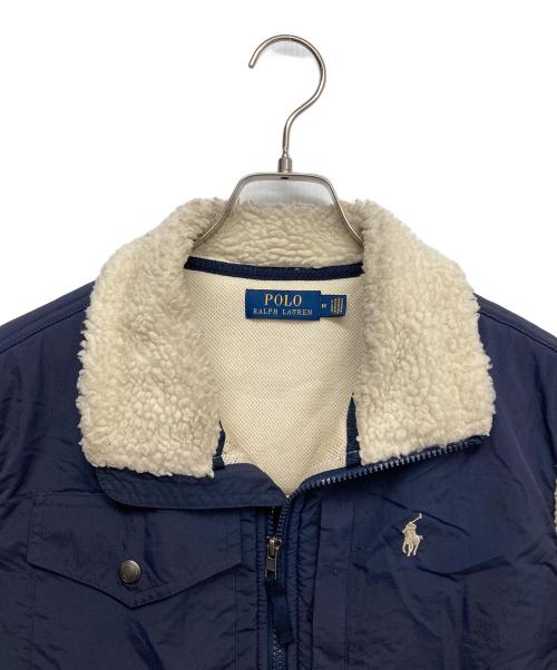 POLO RALPH LAUREN（ポロ・ラルフローレン）POLO RALPH LAUREN (ポロ・ラルフローレン) ボアジャケット ベージュ サイズ:Mの古着・服飾アイテム