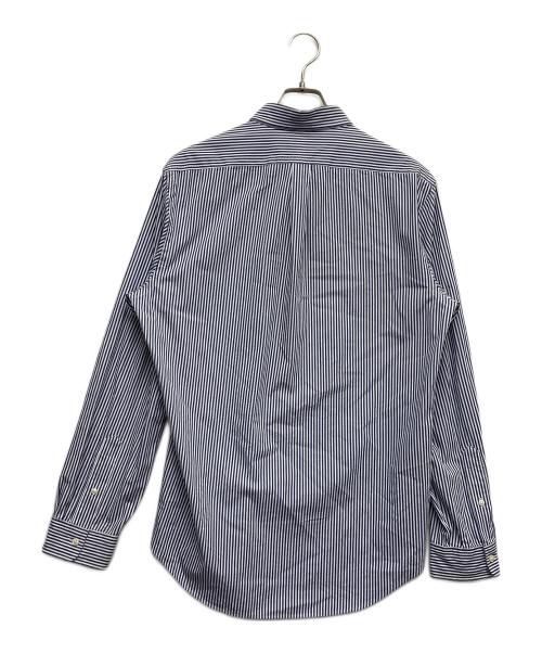 POLO RALPH LAUREN（ポロ・ラルフローレン）POLO RALPH LAUREN (ポロ・ラルフローレン) ストライプシャツ ブルー サイズ:Lの古着・服飾アイテム