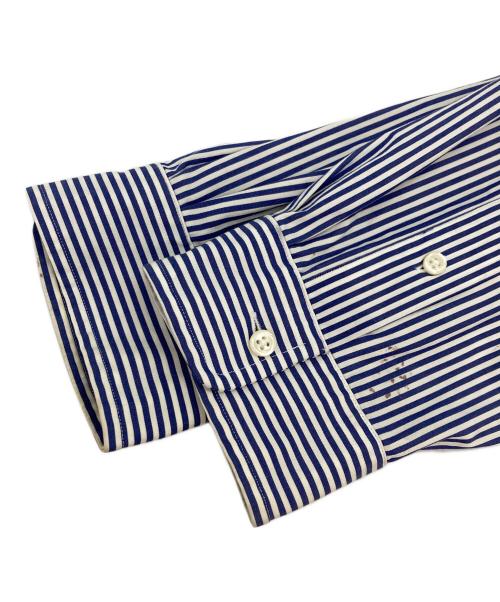 POLO RALPH LAUREN（ポロ・ラルフローレン）POLO RALPH LAUREN (ポロ・ラルフローレン) ストライプシャツ ブルー サイズ:Lの古着・服飾アイテム