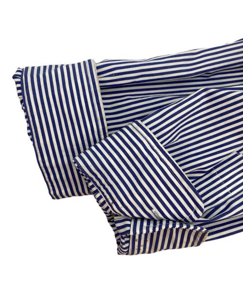 POLO RALPH LAUREN（ポロ・ラルフローレン）POLO RALPH LAUREN (ポロ・ラルフローレン) ストライプシャツ ブルー サイズ:Lの古着・服飾アイテム