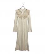 Snidelスナイデル）の古着「エンブロイダリーレースワンピース」｜アイボリー