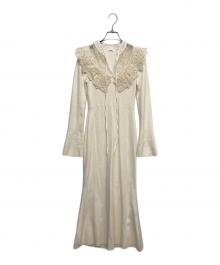 Snidel（スナイデル）の古着「エンブロイダリーレースワンピース」｜アイボリー