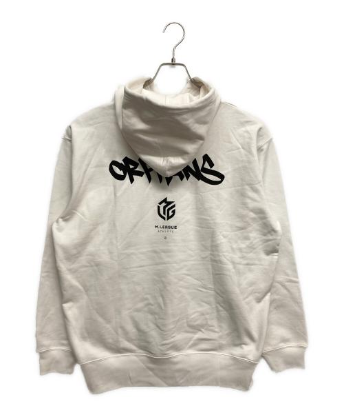 FRAGMENTS（フラグメント）FRAGMENTS (フラグメント) ORPHANSプリントプルオーバーパーカー ホワイト サイズ:Lの古着・服飾アイテム