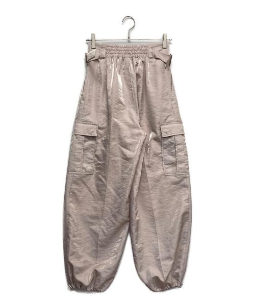 furfur（ファーファー）FURFUR (ファーファー) ハイウエストワークパンツ ピンクの古着・服飾アイテム