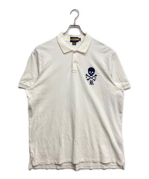 Rugby Ralph Lauren（ラグビーラルフローレン）Rugby Ralph Lauren (ラグビーラルフローレン) ポロシャツ ホワイト サイズ:XXLの古着・服飾アイテム