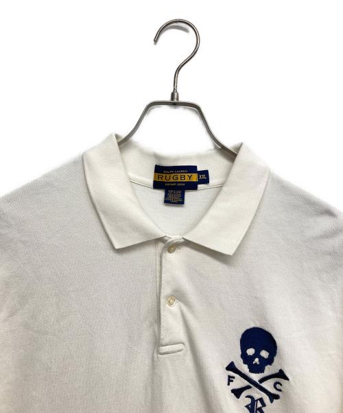 Rugby Ralph Lauren（ラグビーラルフローレン）Rugby Ralph Lauren (ラグビーラルフローレン) ポロシャツ ホワイト サイズ:XXLの古着・服飾アイテム
