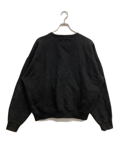 gadid anoniem（ガディッド アノニム）gadid anoniem (ガディッド アノニム) クルーネックスウェット ブラック サイズ:FREEの古着・服飾アイテム