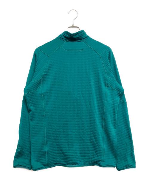 Patagonia（パタゴニア）Patagonia (パタゴニア) R1 ハーフジップ プルオーバー グリーン サイズ:Lの古着・服飾アイテム