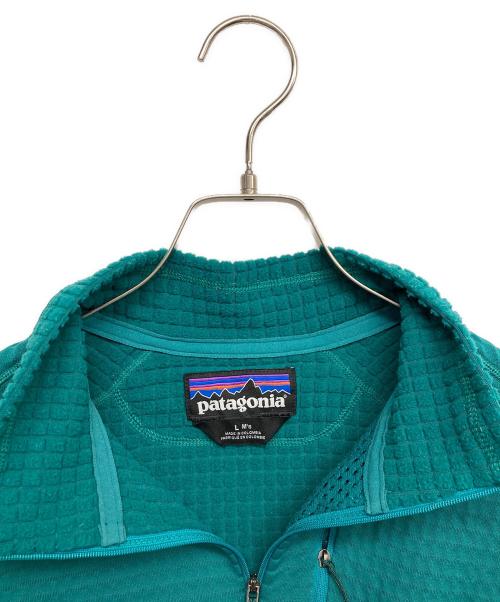 Patagonia（パタゴニア）Patagonia (パタゴニア) R1 ハーフジップ プルオーバー グリーン サイズ:Lの古着・服飾アイテム