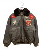 U.S.NAVYユーエスネイビー）の古着「g-1ジャケット」｜ブラウン