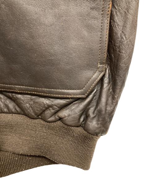 U.S.NAVY（ユーエスネイビー）U.S.NAVY (ユーエスネイビー) g-1ジャケット ブラウン サイズ:Mの古着・服飾アイテム