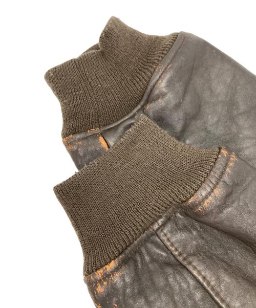 U.S.NAVY（ユーエスネイビー）U.S.NAVY (ユーエスネイビー) g-1ジャケット ブラウン サイズ:Mの古着・服飾アイテム