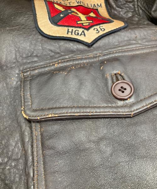 U.S.NAVY（ユーエスネイビー）U.S.NAVY (ユーエスネイビー) g-1ジャケット ブラウン サイズ:Mの古着・服飾アイテム