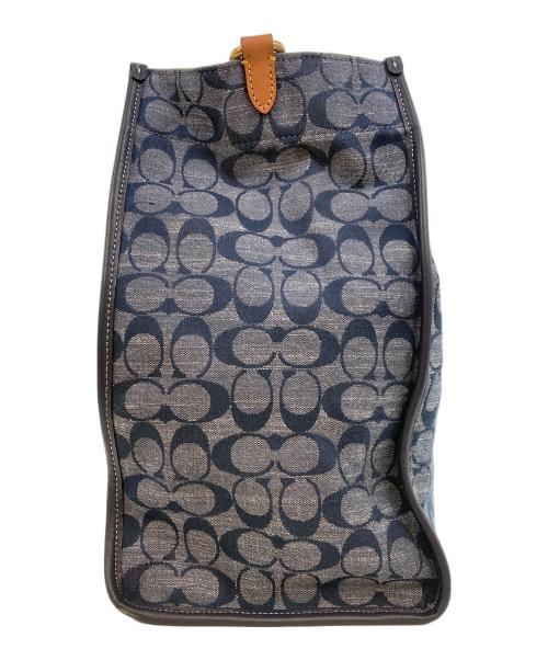 COACH（コーチ）COACH (コーチ) シグネチャー2WAYバッグ ネイビーの古着・服飾アイテム