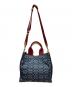 COACH (コーチ) シグネチャー2WAYバッグ ネイビー：7000円