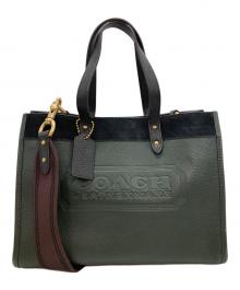 COACH（コーチ）の古着「フィールドトート 30」｜グリーン