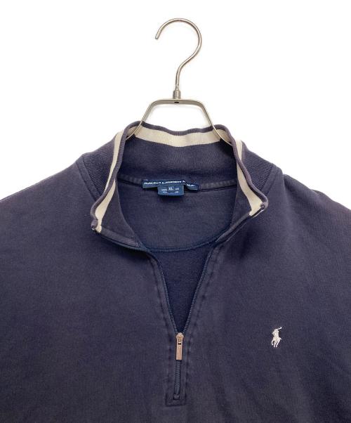 Ralph Lauren GOLF（ラルフローレン ゴルフ）RALPH LAUREN GOLF (ラルフローレン ゴルフ) ハーフジップスウェット ネイビー サイズ:XLの古着・服飾アイテム