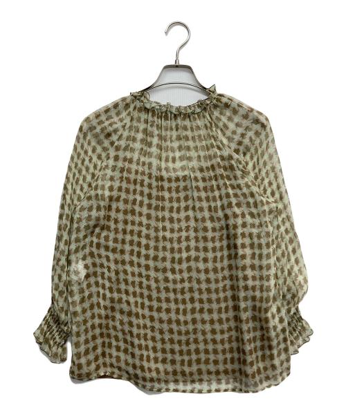 ANAYI（アナイ）ANAYI (アナイ) 長袖ブラウス 黄緑 サイズ:38の古着・服飾アイテム