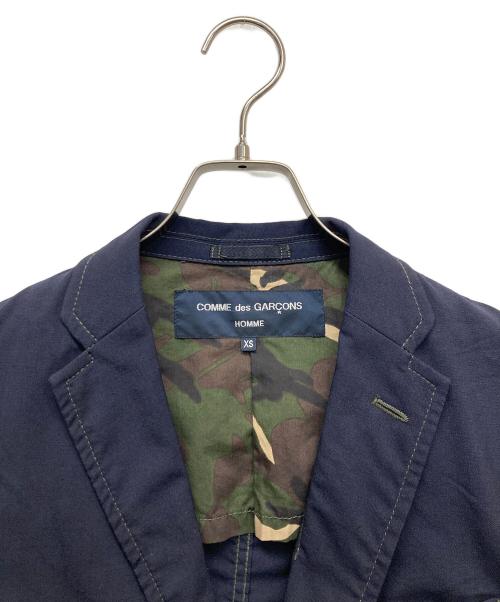 COMME des GARCONS HOMME（コムデギャルソン オム）COMME des GARCONS HOMME (コムデギャルソン オム) 4Bシングルテーラードジャケット ネイビー サイズ:XSの古着・服飾アイテム
