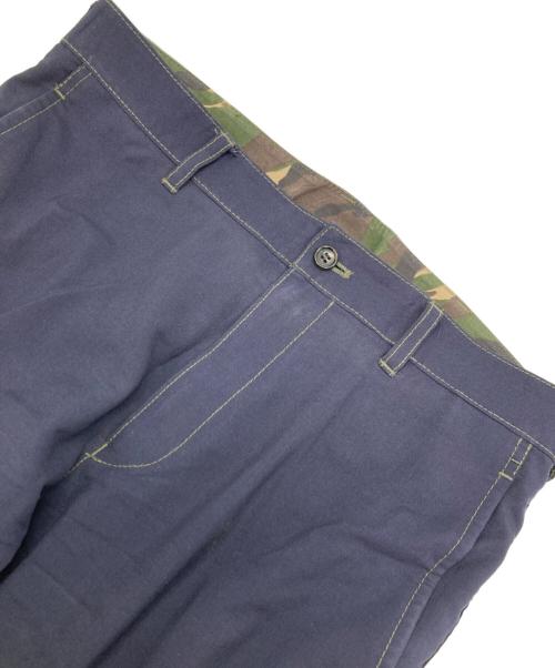 COMME des GARCONS HOMME（コムデギャルソン オム）COMME des GARCONS HOMME (コムデギャルソン オム) ウールテーパードパンツ ネイビー サイズ:XSの古着・服飾アイテム
