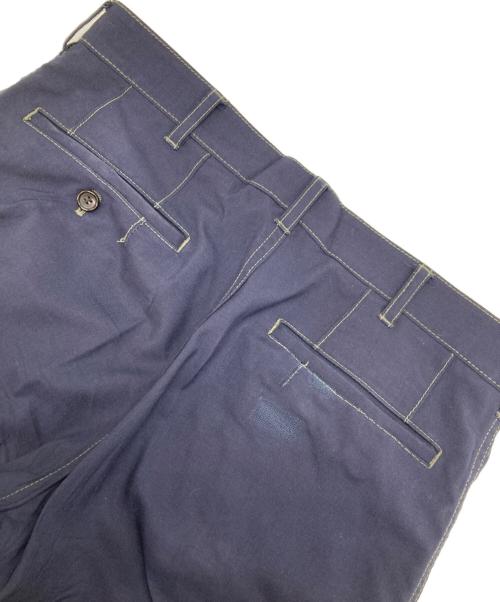 COMME des GARCONS HOMME（コムデギャルソン オム）COMME des GARCONS HOMME (コムデギャルソン オム) ウールテーパードパンツ ネイビー サイズ:XSの古着・服飾アイテム
